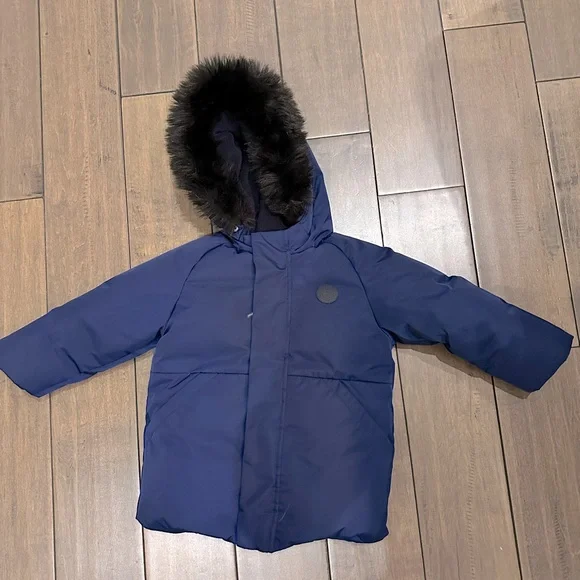 Jacadi Jackets Coats 24m Baby Boy Blue Parka From Jacadi